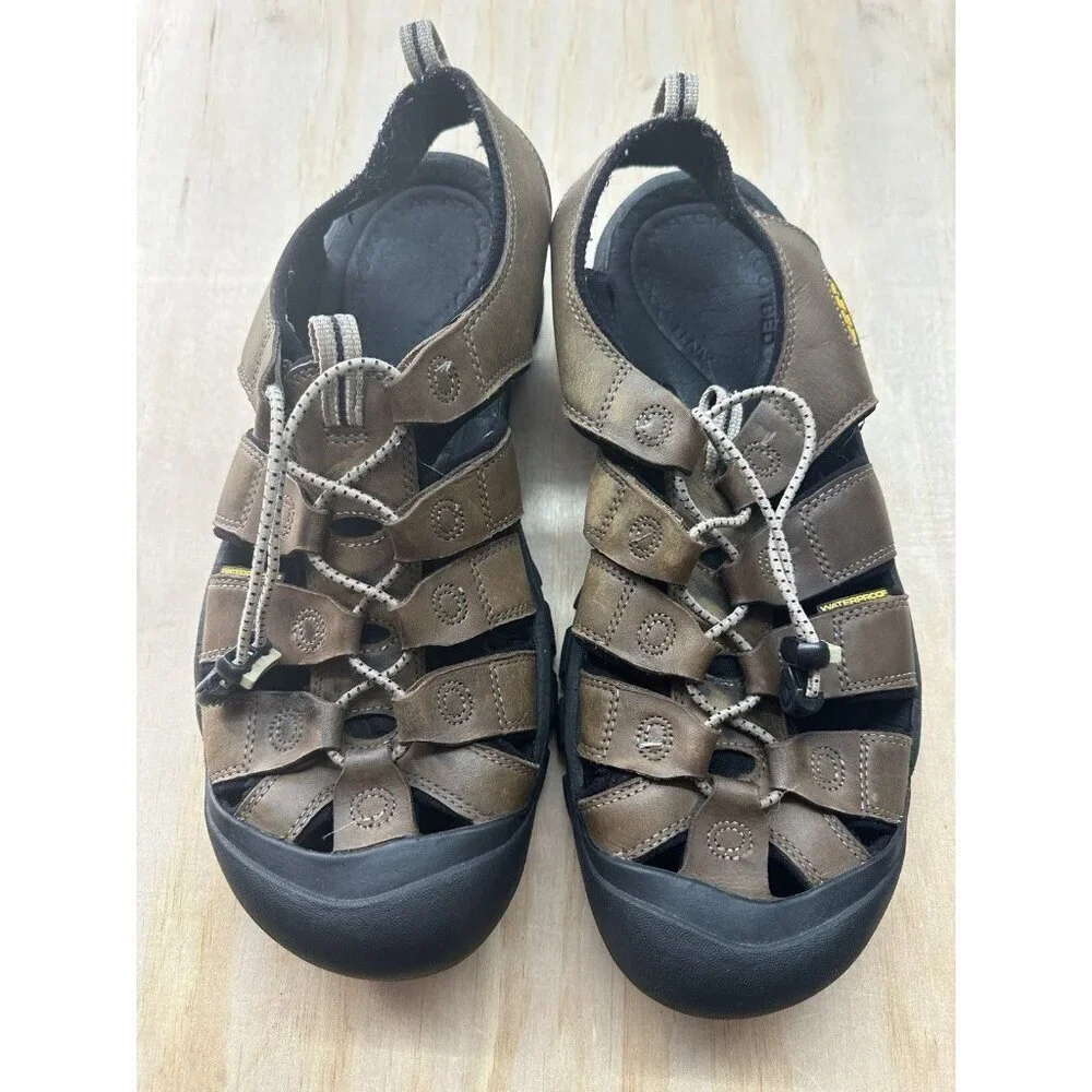 Keen Men’s 13m Leather Sandals‎ Round Toe